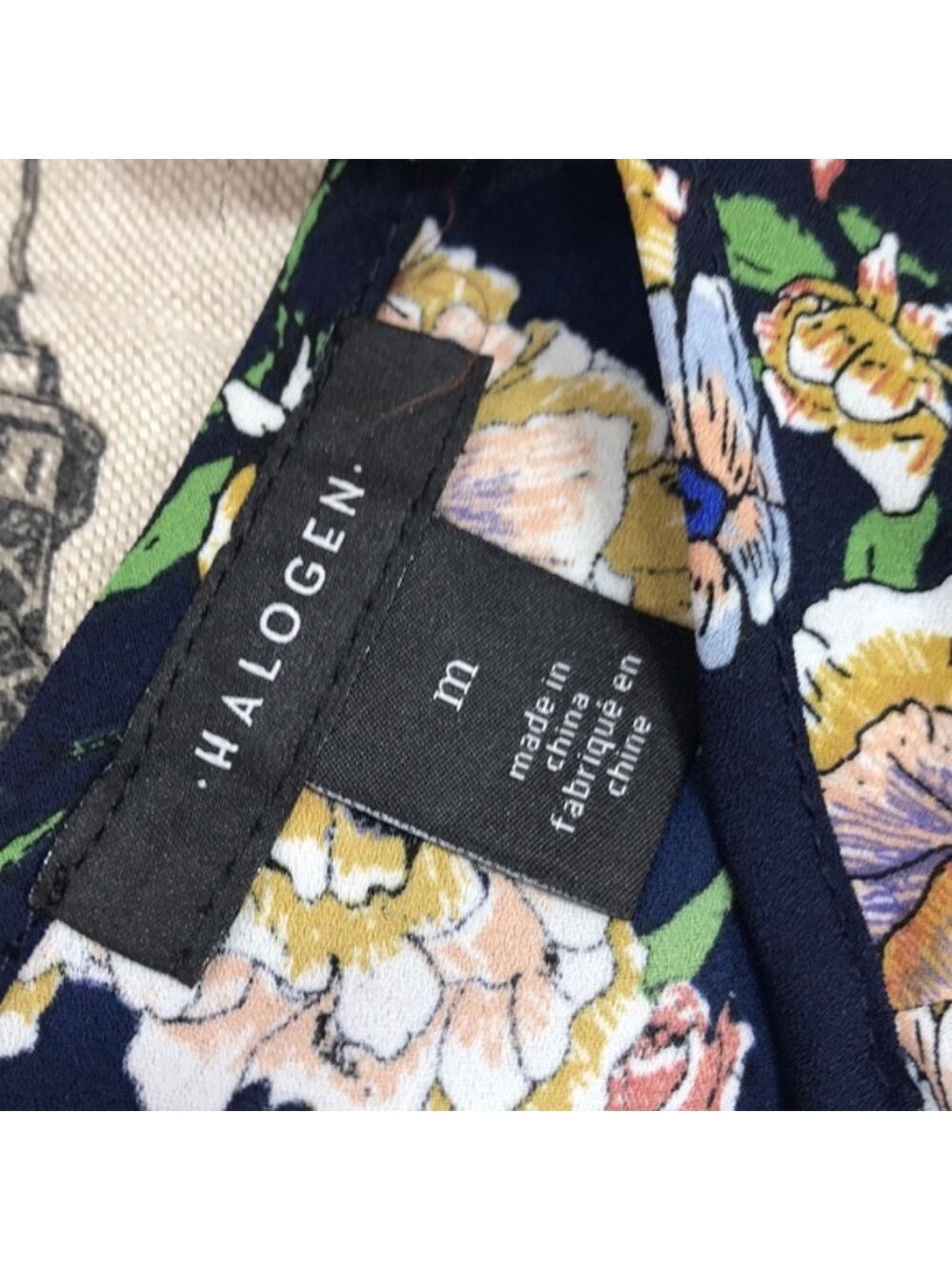 Halogen Double V-Neck Top - Picture 4 of 5
